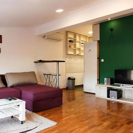 Apartment Purple And