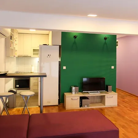 Apartment Purple And